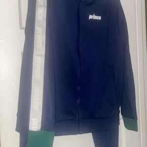 Prince Pickleball Men's Zip-Up Track Suit Size XL